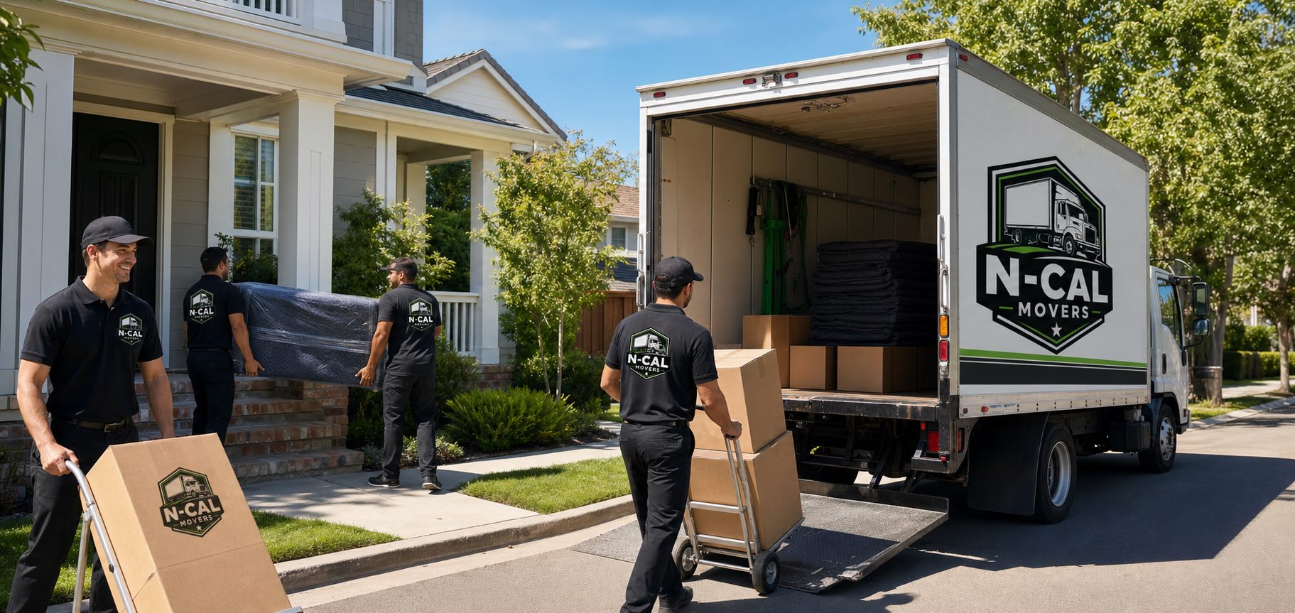N-Cal Movers professional local moving crew